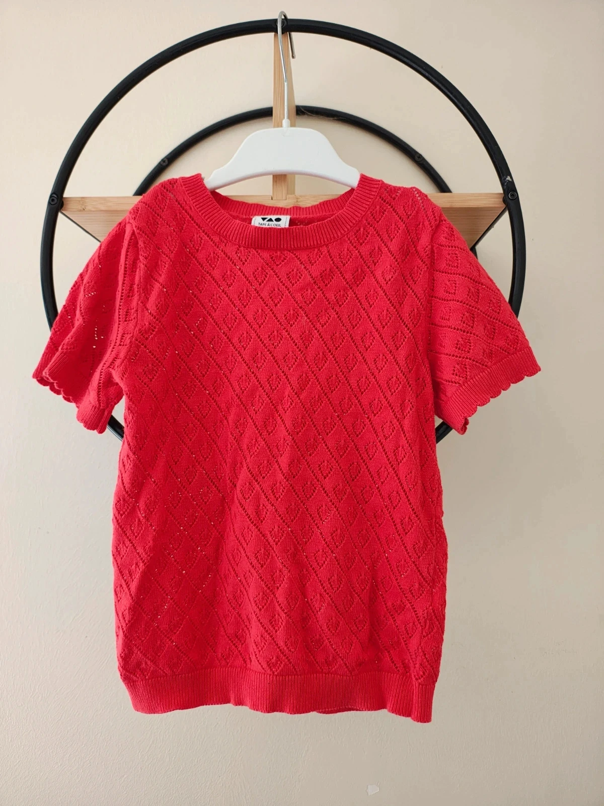4 ans pull maille manche courte tape a l'oeil